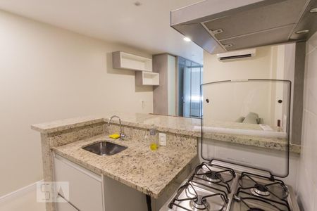 Cozinha de apartamento para alugar com 1 quarto, 35m² em Setor Noroeste, Brasília