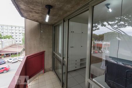 Varanda de kitnet/studio para alugar com 1 quarto, 30m² em Asa Norte, Brasília