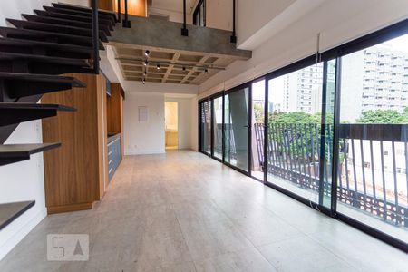 Sala/Cozinha de kitnet/studio para alugar com 1 quarto, 63m² em Funcionários, Belo Horizonte