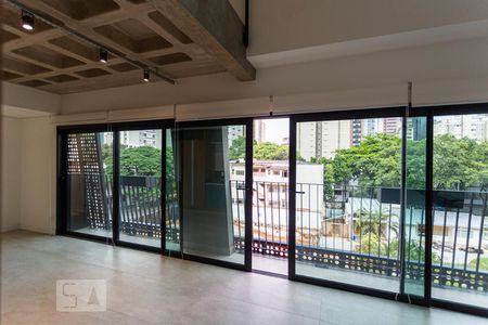 Varanda da Sala/Cozinha de kitnet/studio para alugar com 1 quarto, 63m² em Funcionários, Belo Horizonte