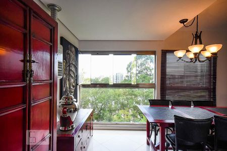 Sala de jantar de kitnet/studio para alugar com 1 quarto, 70m² em Panamby, São Paulo