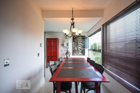 Sala de jantar de kitnet/studio para alugar com 1 quarto, 70m² em Panamby, São Paulo