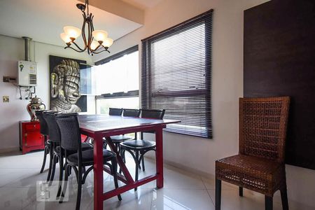 Sala de jantar de kitnet/studio para alugar com 1 quarto, 70m² em Panamby, São Paulo