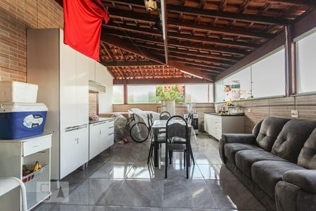 Sala/Cozinha de casa para alugar com 1 quarto, 66m² em Jardim São Roque, São Paulo