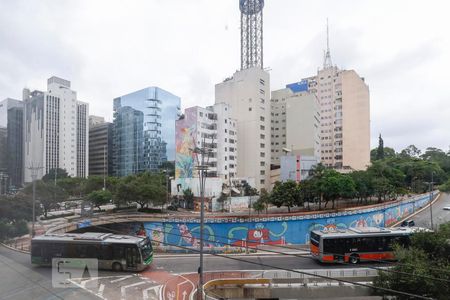 Vista da Sala de apartamento à venda com 4 quartos, 117m² em Consolação, São Paulo