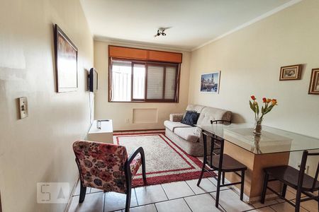 Sala de apartamento para alugar com 1 quarto, 55m² em Centro, São Leopoldo