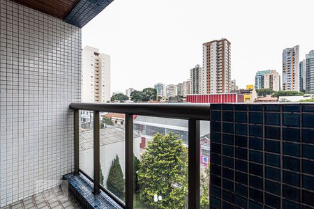 Varanda da Sala de apartamento para alugar com 4 quartos, 125m² em Santa Paula, São Caetano do Sul