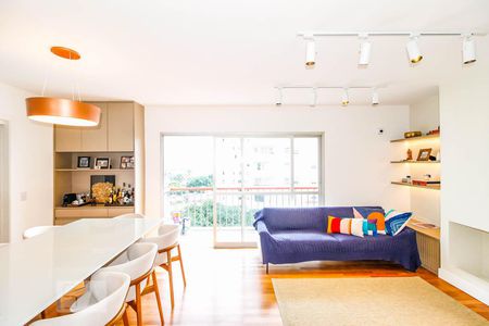 Sala de apartamento à venda com 4 quartos, 132m² em Campo Belo, São Paulo