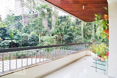 Varanda da Sala de apartamento à venda com 4 quartos, 179m² em Morumbi, São Paulo
