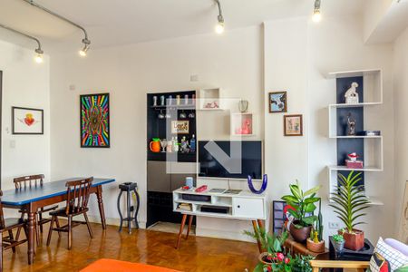 Sala de apartamento à venda com 1 quarto, 78m² em Centro, São Paulo
