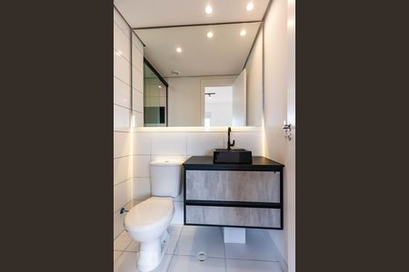 Banheiro de kitnet/studio à venda com 1 quarto, 32m² em Vila Prudente, São Paulo