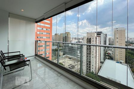 Varanda de apartamento à venda com 2 quartos, 71m² em Indianópolis, São Paulo