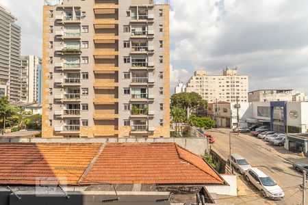  Varanda do Studio - vista de kitnet/studio para alugar com 1 quarto, 26m² em Pinheiros, São Paulo