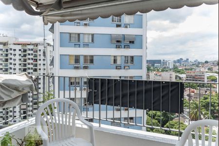 Varanda da Sala - Plaquinha  de apartamento à venda com 2 quartos, 70m² em Praça da Bandeira, Rio de Janeiro