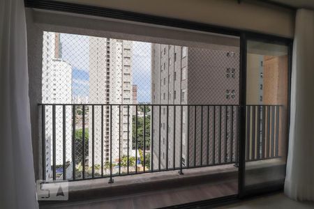 Vista da sala de apartamento para alugar com 2 quartos, 72m² em Setor Marista, Goiânia