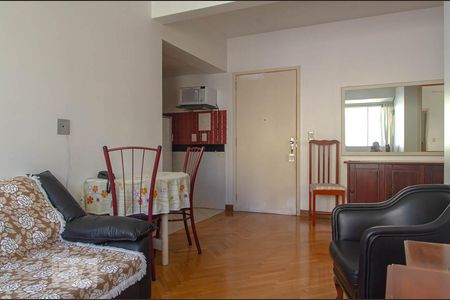 Apartamento para alugar com 36m², 1 quarto e 1 vagaDetalhe Sala