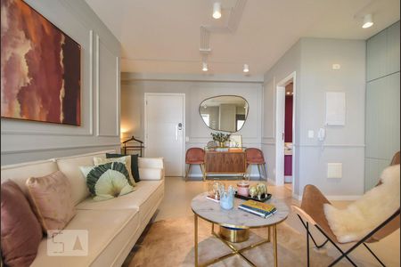 Sala de apartamento à venda com 2 quartos, 84m² em Cidade Monções, São Paulo