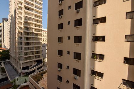 Vista da Varanda de apartamento para alugar com 1 quarto, 60m² em Barra Funda, Guarujá