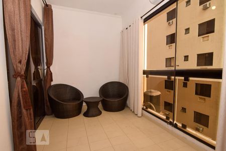 Varanda de apartamento para alugar com 1 quarto, 60m² em Barra Funda, Guarujá