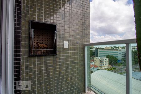 Sacada com Churraqueira de apartamento para alugar com 1 quarto, 40m² em Rebouças, Curitiba