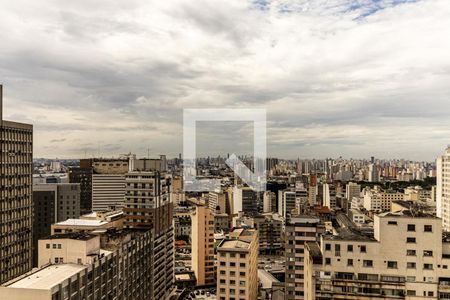 Vista do Studio de kitnet/studio para alugar com 1 quarto, 38m² em República, São Paulo