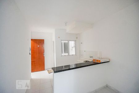 Sala e cozinha de apartamento para alugar com 1 quarto, 40m² em Belenzinho, São Paulo