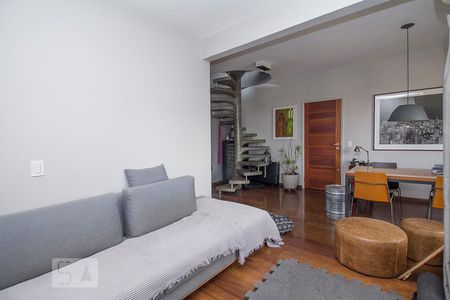 Sala de apartamento para alugar com 1 quarto, 110m² em Perdizes, São Paulo