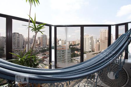 Varanda da Sala de apartamento para alugar com 1 quarto, 110m² em Perdizes, São Paulo