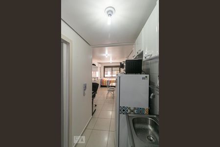 Cozinha de kitnet/studio para alugar com 1 quarto, 30m² em Centro Histórico, Porto Alegre
