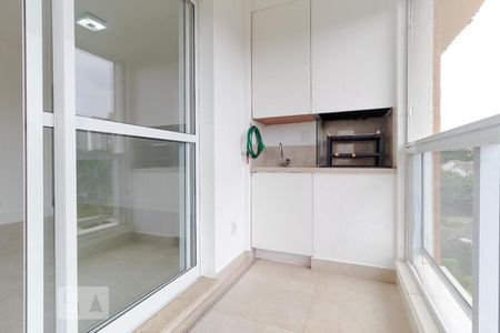 Sacada com Churrasqueira de apartamento à venda com 3 quartos, 87m² em Loteamento Residencial Vila Bella Dom Pedro, Campinas