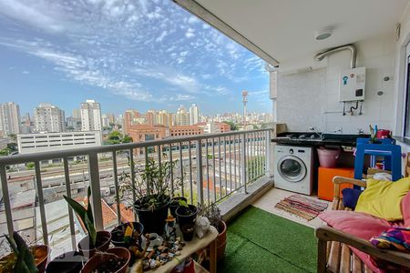 Varanda Cozinha e Lavanderia de apartamento à venda com 1 quarto, 34m² em Mooca, São Paulo