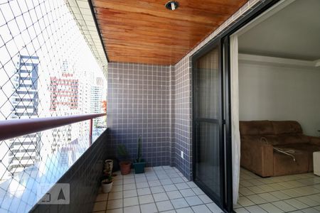 Varanda da Sala de apartamento para alugar com 4 quartos, 150m² em Boa Viagem, Recife