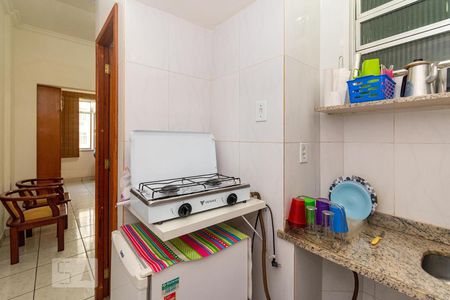 Cozinha de kitnet/studio à venda com 1 quarto, 30m² em Copacabana, Rio de Janeiro