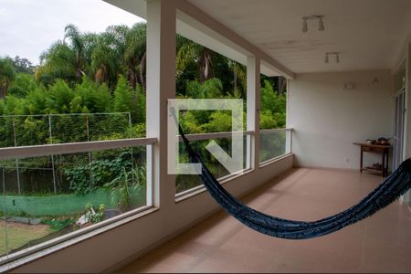 Varanda de casa de condomínio à venda com 4 quartos, 849m² em Jardim Itália, Jundiaí