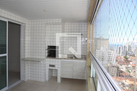 Varanda de apartamento para alugar com 2 quartos, 78m² em Guilhermina, Praia Grande