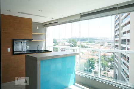 Varanda gourmet de apartamento à venda com 3 quartos, 157m² em Vila Anastácio, São Paulo