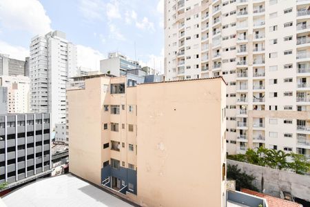 Sala - Vista de apartamento para alugar com 1 quarto, 50m² em Consolação, São Paulo