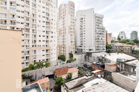 Sala - Vista de apartamento para alugar com 1 quarto, 50m² em Consolação, São Paulo