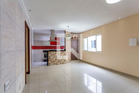 Sala de apartamento à venda com 2 quartos, 65m² em Vila Eldízia, Santo André