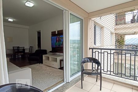 Varanda sala de apartamento para alugar com 1 quarto, 60m² em Alphaville Conde Ii, Barueri