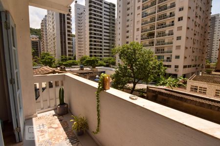 Varanda da Sala de apartamento para alugar com 1 quarto, 60m² em Barra Funda, Guarujá