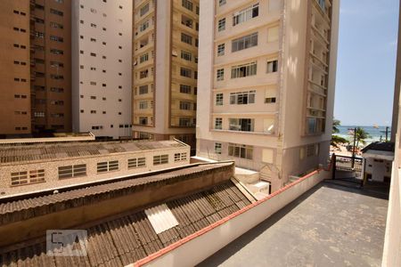 Vista da Varanda de apartamento para alugar com 1 quarto, 60m² em Barra Funda, Guarujá