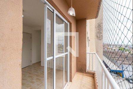 Varanda da Sala de apartamento para alugar com 2 quartos, 46m² em Vila Joao Ramalho, Santo André