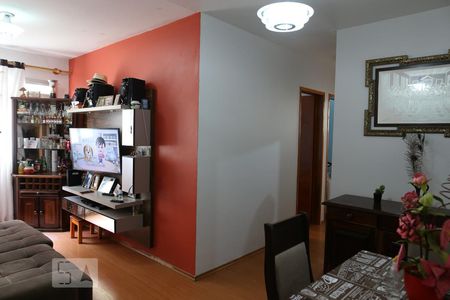 Sala de apartamento à venda com 2 quartos, 51m² em Vila Lutécia, Santo André