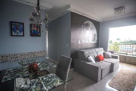 Sala de estar de apartamento para alugar com 2 quartos, 52m² em Taboão, São Bernardo do Campo