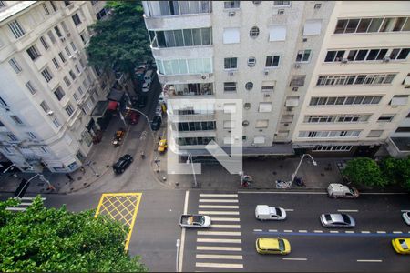 Vista da Sala de kitnet/studio para alugar com 1 quarto, 18m² em Copacabana, Rio de Janeiro