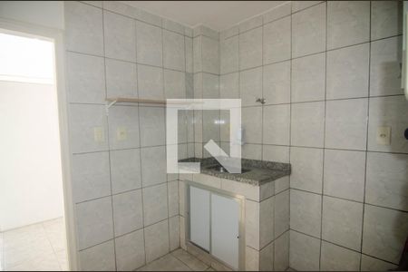 Cozinha de kitnet/studio para alugar com 1 quarto, 18m² em Copacabana, Rio de Janeiro