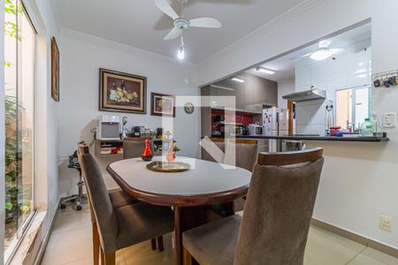 Sala de Jantar de casa à venda com 3 quartos, 125m² em Vila Guiomar, Santo André