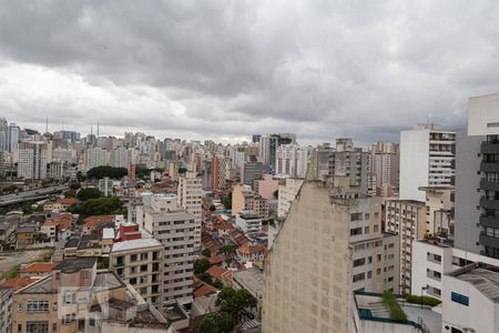 Vista da Varanda de apartamento à venda com 1 quarto, 31m² em Bela Vista, São Paulo
