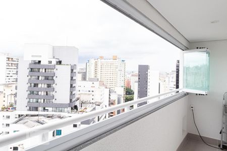 Varanda da Sala de apartamento à venda com 1 quarto, 31m² em Bela Vista, São Paulo